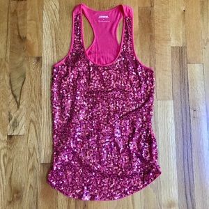 EXPRESS Sequined Tank Top